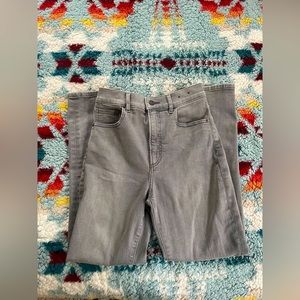 EXPRESS slim super high rise perfect denim in gray Sz 4R